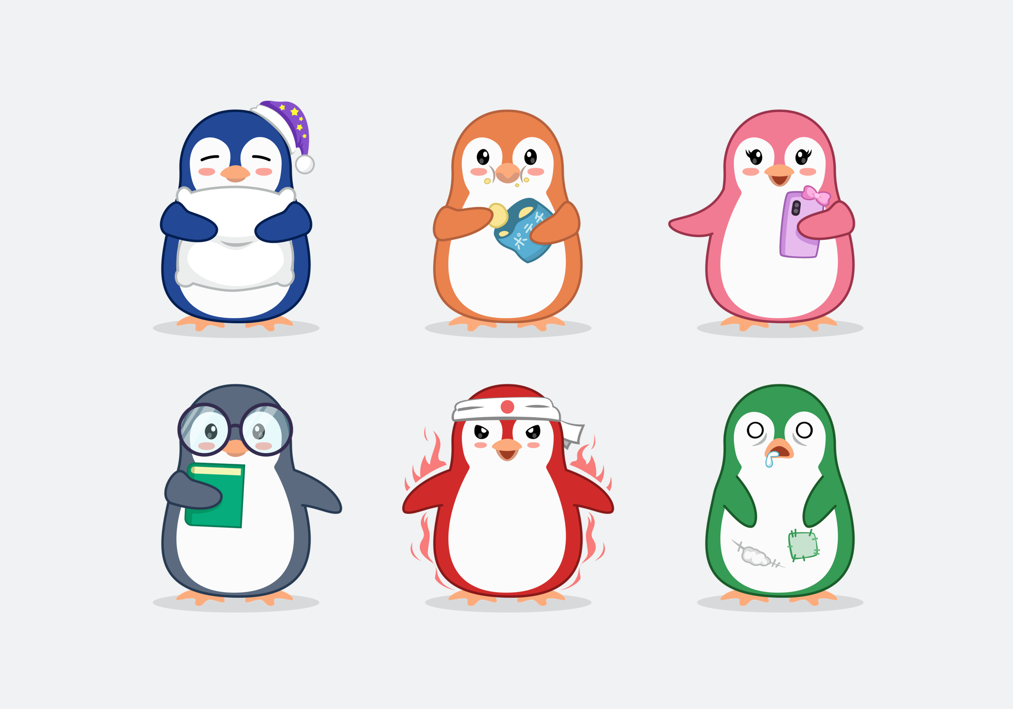 Pet game character designs