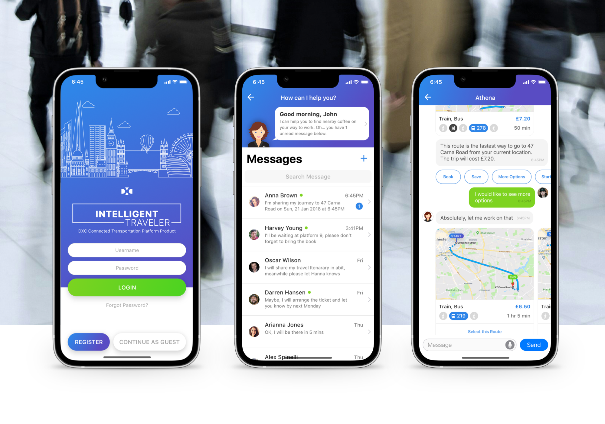 Intelligent Traveler Chatbot interface