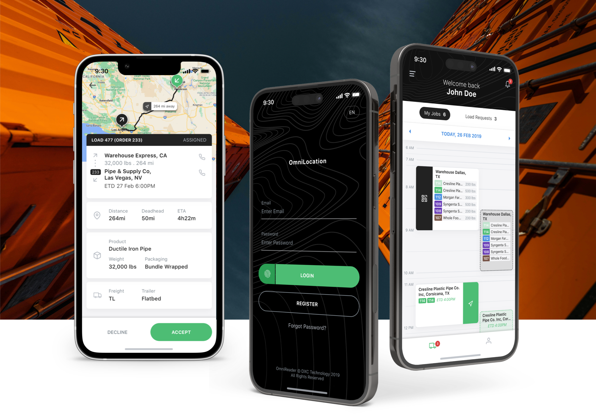 Omni Location mobile app